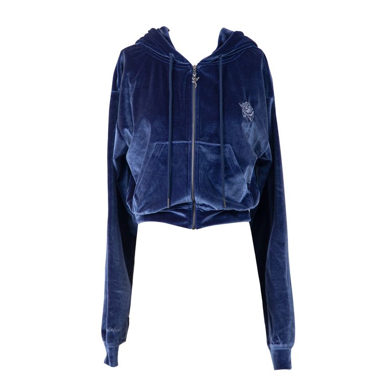 DARLING, YOU ARE BAD（YOU ARE BAD）の「 DARLING, YOUR ZIP UP ! #VELVET BLUE（Tops）」
