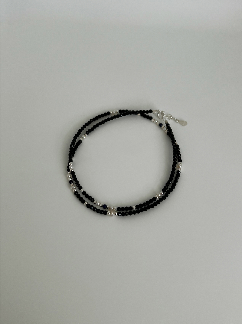 Starry night necklace (silver)