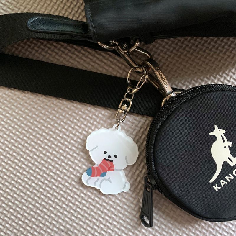 Puppy Sock Keyring