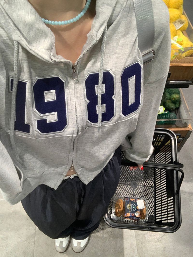 [Additional Fluff option] 1980 two-way hooded zip-up