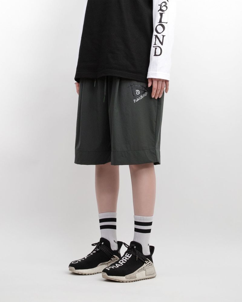 BBD Oculus Logo Bermuda Shorts (Khaki Gray)