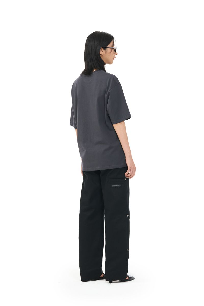 ROCK LOGO TEE - CHARCOAL