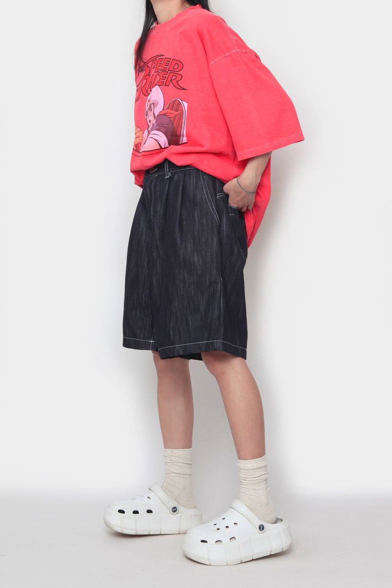 Bermuda banding half pants
