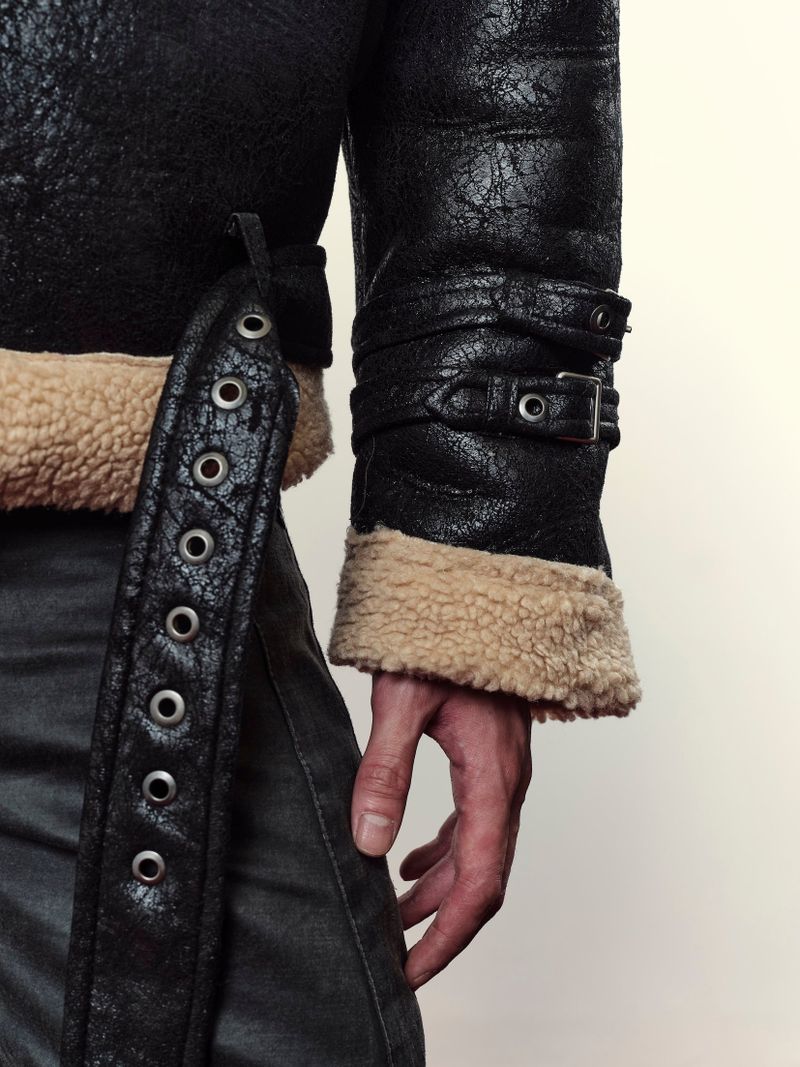 MEN - EDRAS - Faux Shearling Pilot Jacket
