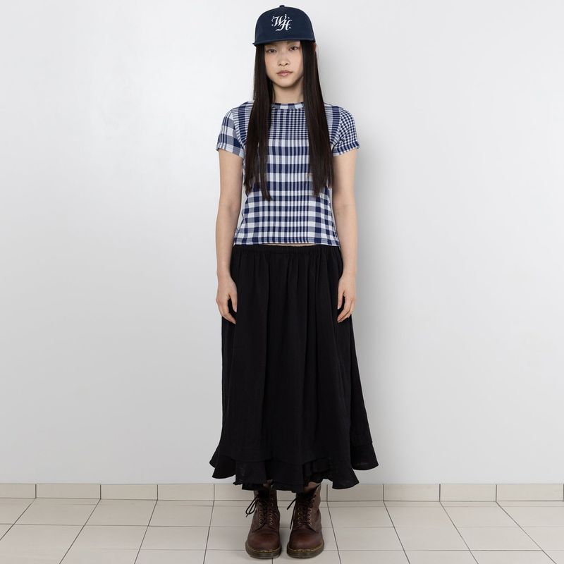 Heart Logo Angel Tee - Navy