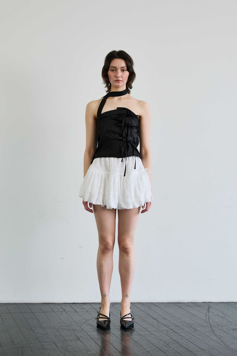 ARIKIM（アリキム）の「ELFIN SCARF TOP / BLACK（Tops）」