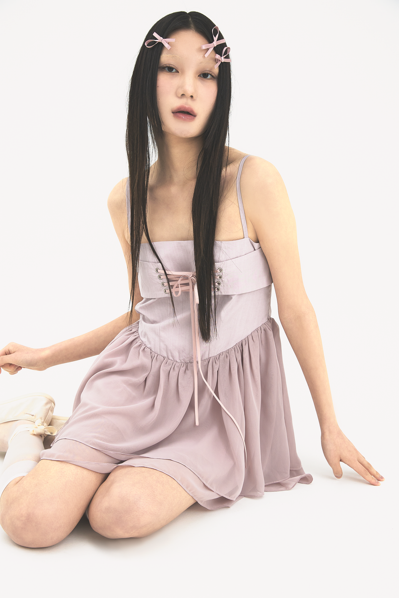 Bustier dress Pink