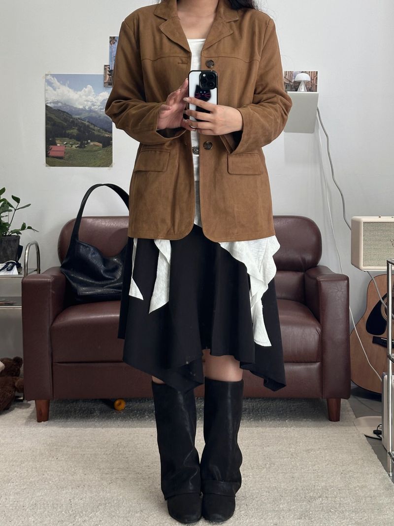 SLUB UNBALANCE DRESS