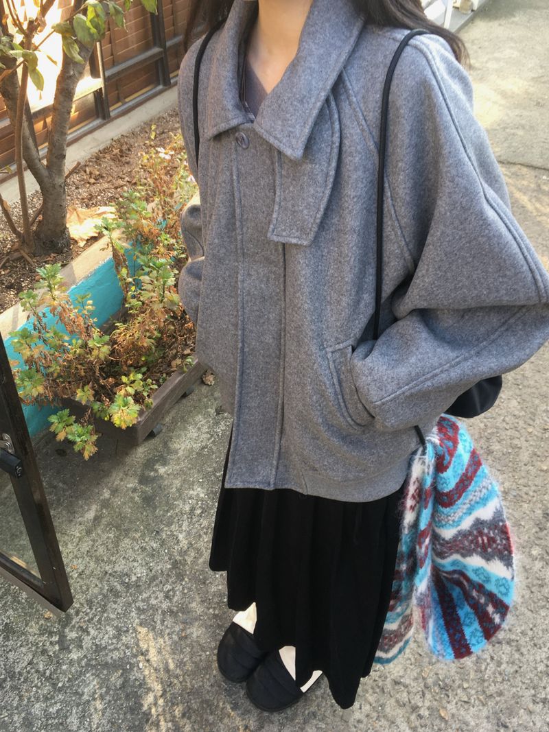Handwarmer Wool Blouson