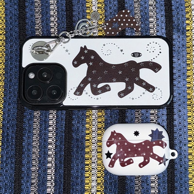 [MADE] starry pony case (white)