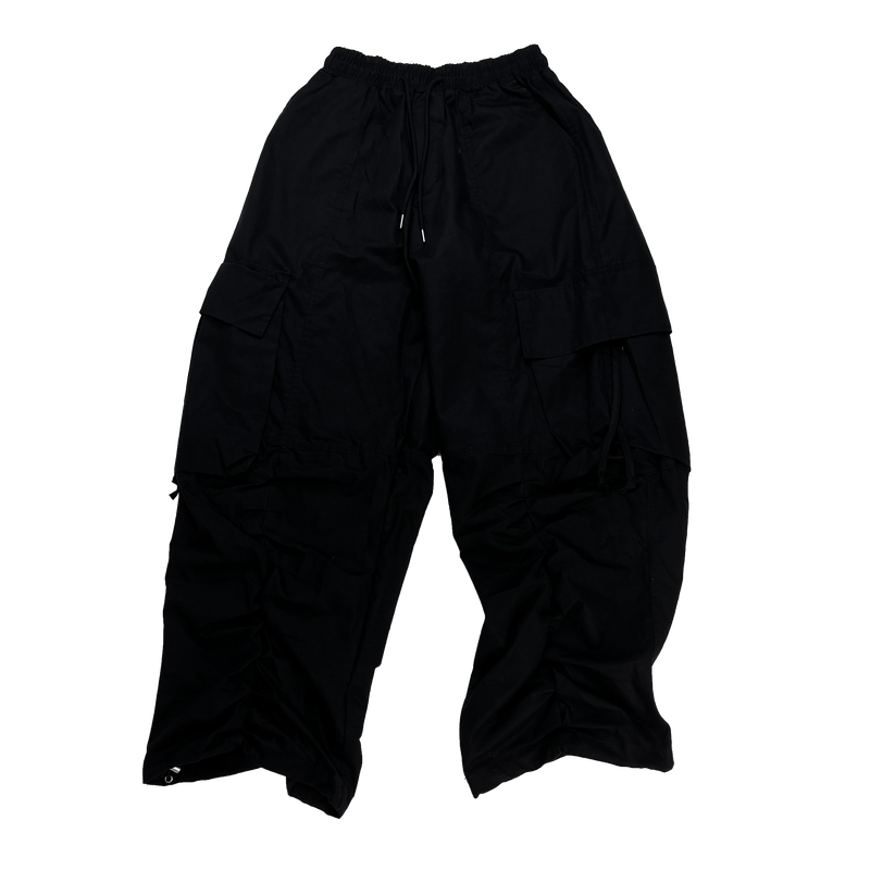 shirring strap cargo pants