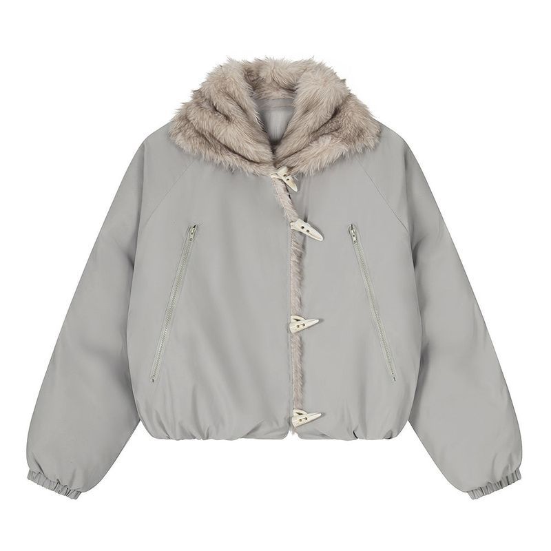 Cozy&Kitsch(コージーアンドキッチ)の「Alden Fur Toggle Bomber Jacket(Jackets/Outerwear)」