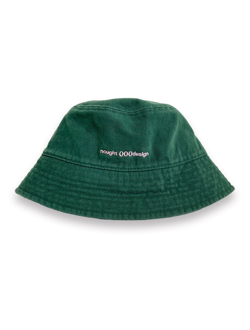 nought(ノウト)の「000design Logo Bucket Hat / Green(Hats)」