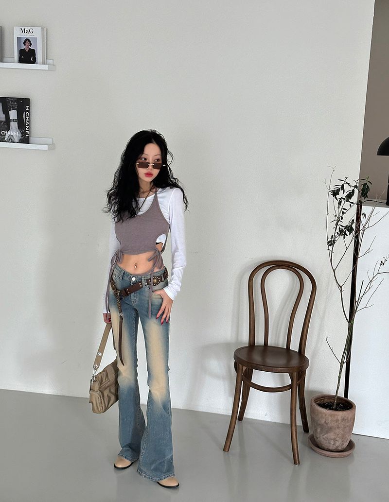 Open Crop Halterneck Sleeveless