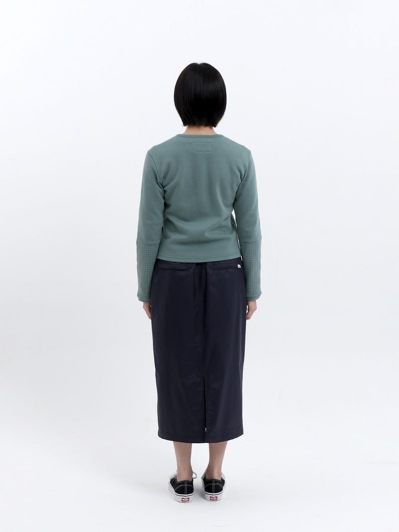 LAMB LIVELIHOOD SWEAT CARDIGAN (TURQUOISE)