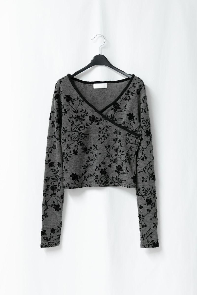 rosely wrap top(2colors)