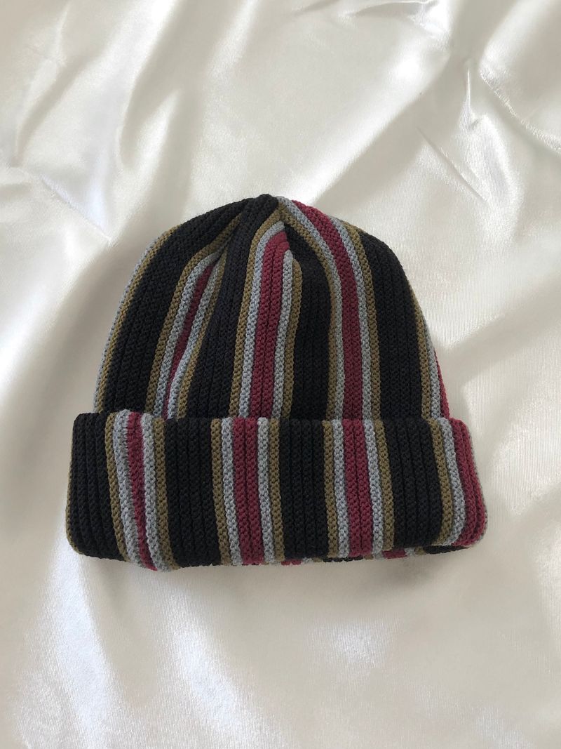 Retro color beanie 