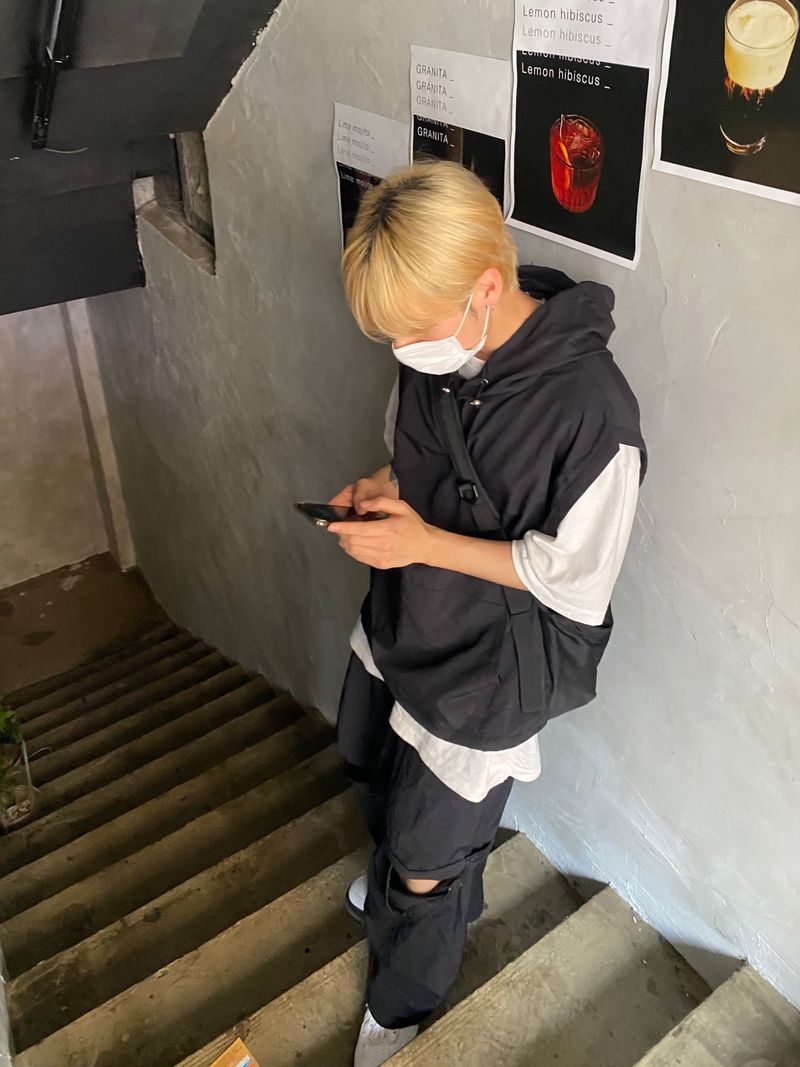 UNAIDUN（アネイダン）の「Sun string nylon vest 2C（Tops）」