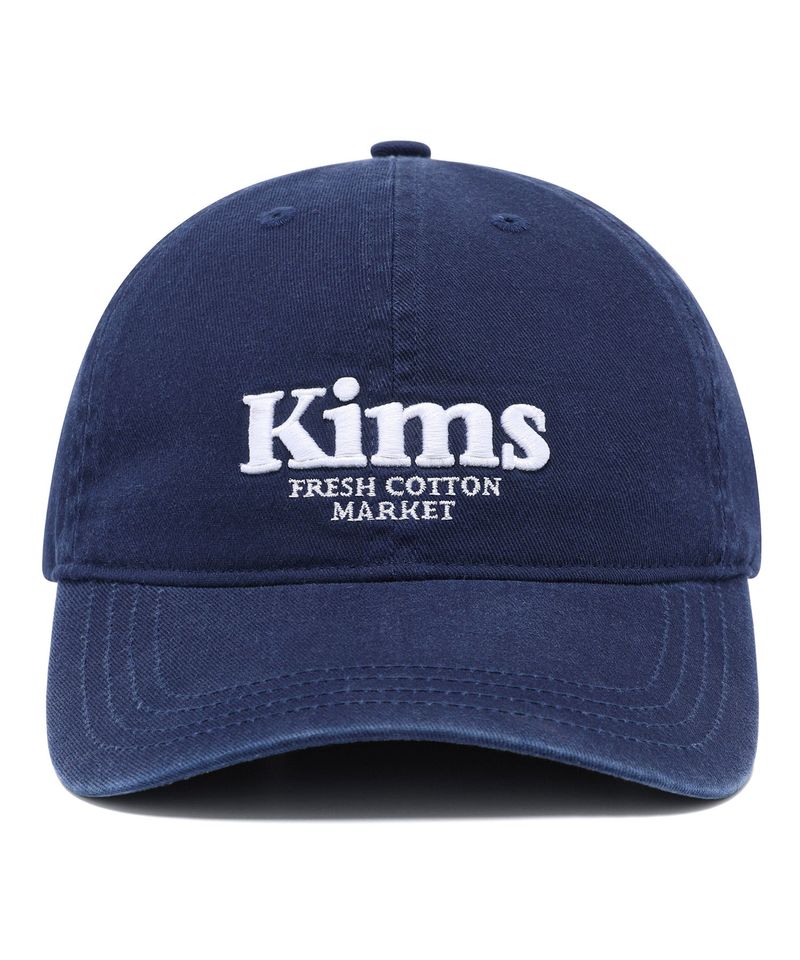 Kims Fresh Cotton Market(キムス フレッシュ コットン マーケット)の「キムズ バム ロゴ ボールキャップ ネイビー(KIB5MUAA00A)(帽子)」