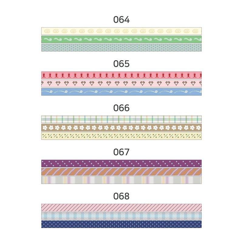 oab masking tape 064-068 set