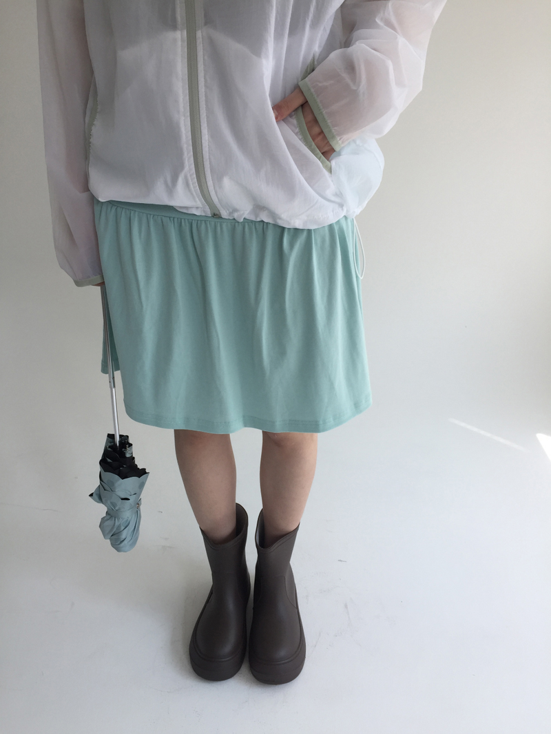 Moa Shirred Midi Skirt (4color) 