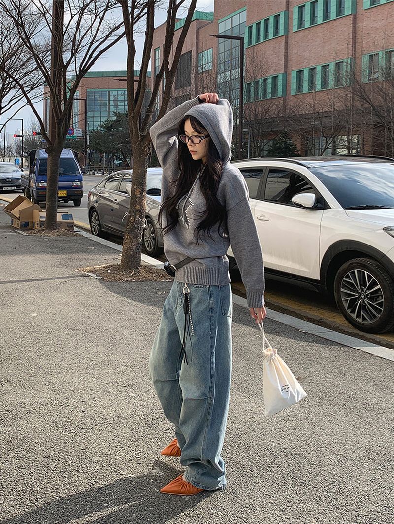 VINTAGE STAR HOODIE KNIT