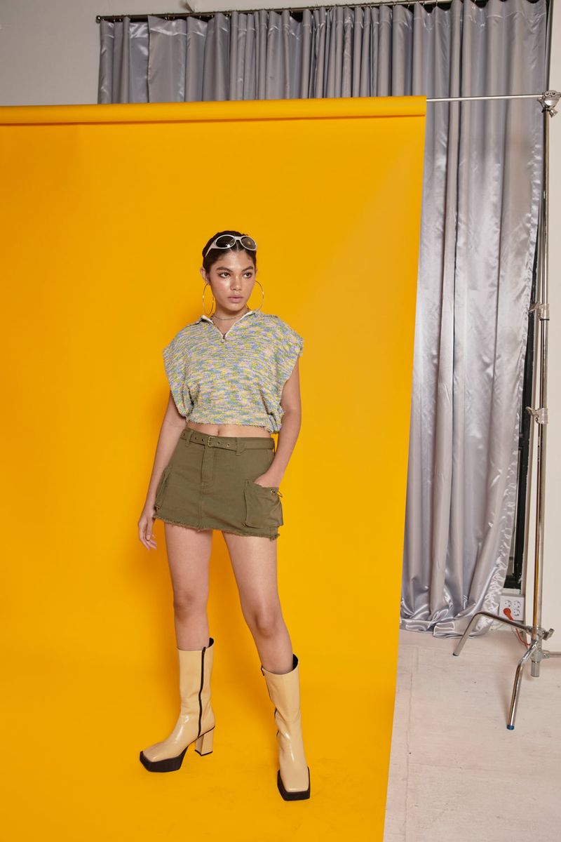 CARGO MINI SKIRT
