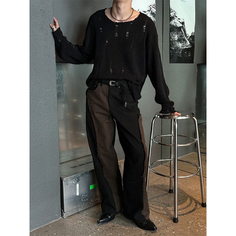[F/W] Mohair damage long sleeves (3color)