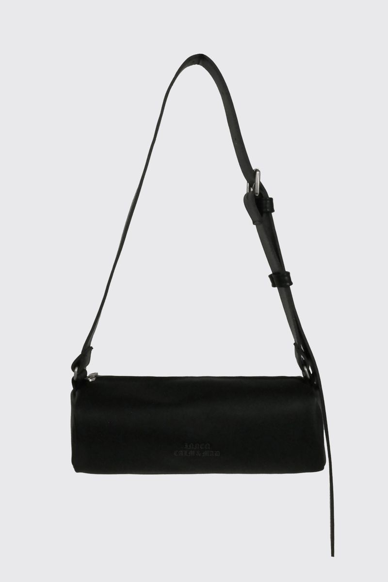 Chunky Buckle Air Bag Letter-Black