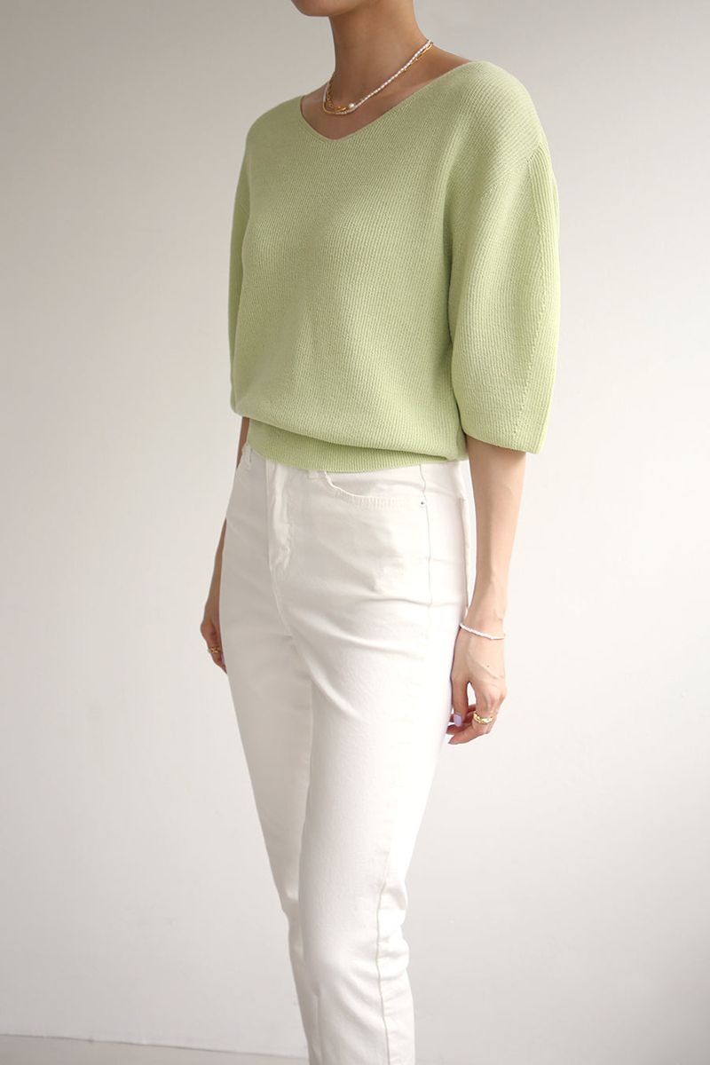 FLAT CROP JEANS