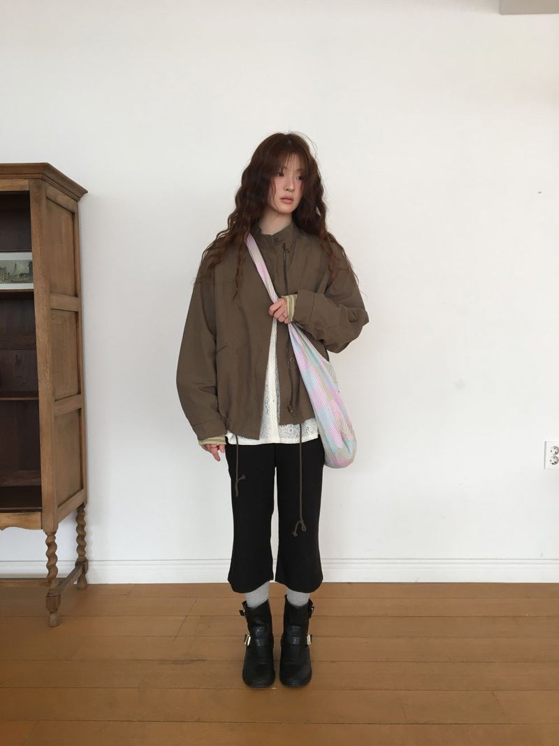 YWD パッチワーククロスボディーバッグ (2color)