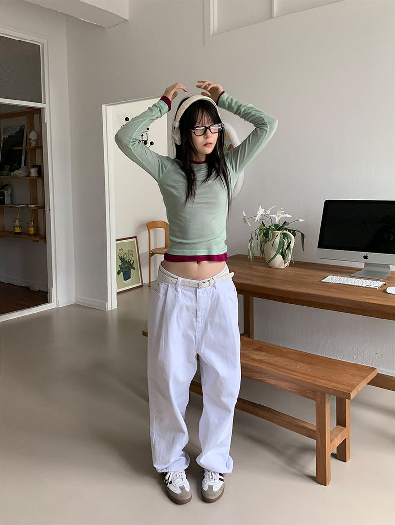 TENCEL LAYERED LONG SLEEVE (11C)