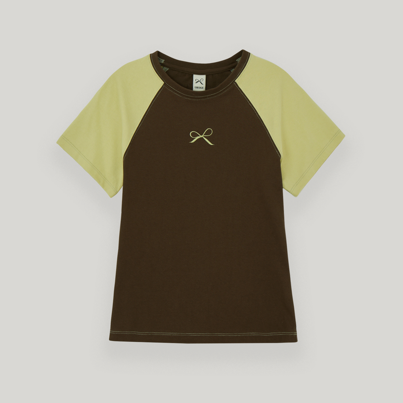 Brown/Olive Raglan T-Shirt