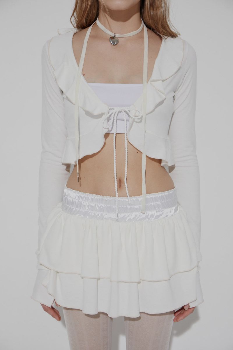 DOUBLE TIERED SKIRT