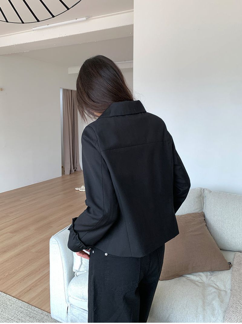 ROUND COLLAR FRILL JACKET (2C)