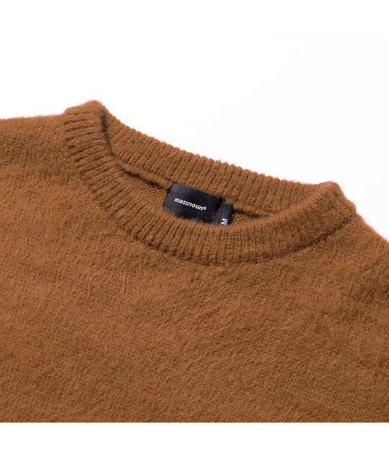WOOL SOFT MOHAIR OVERSIZED KNIT