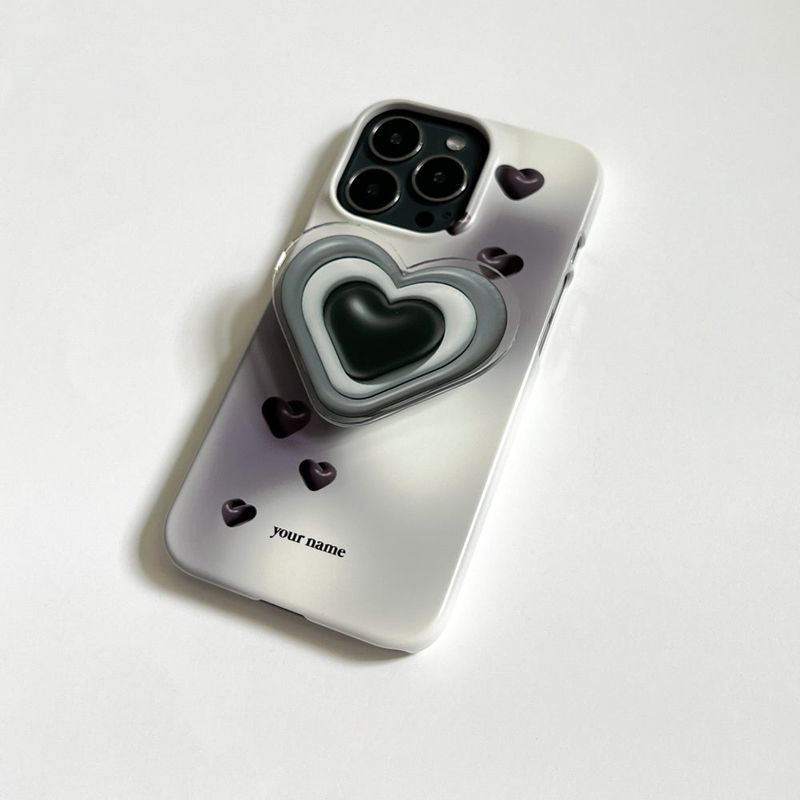Heart Black (Acrylic Tok) 
