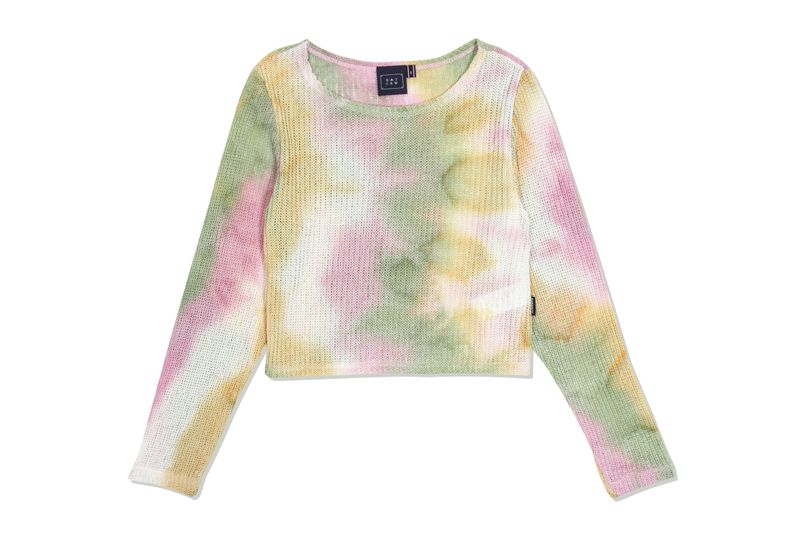TIE DYE CROP KNIT