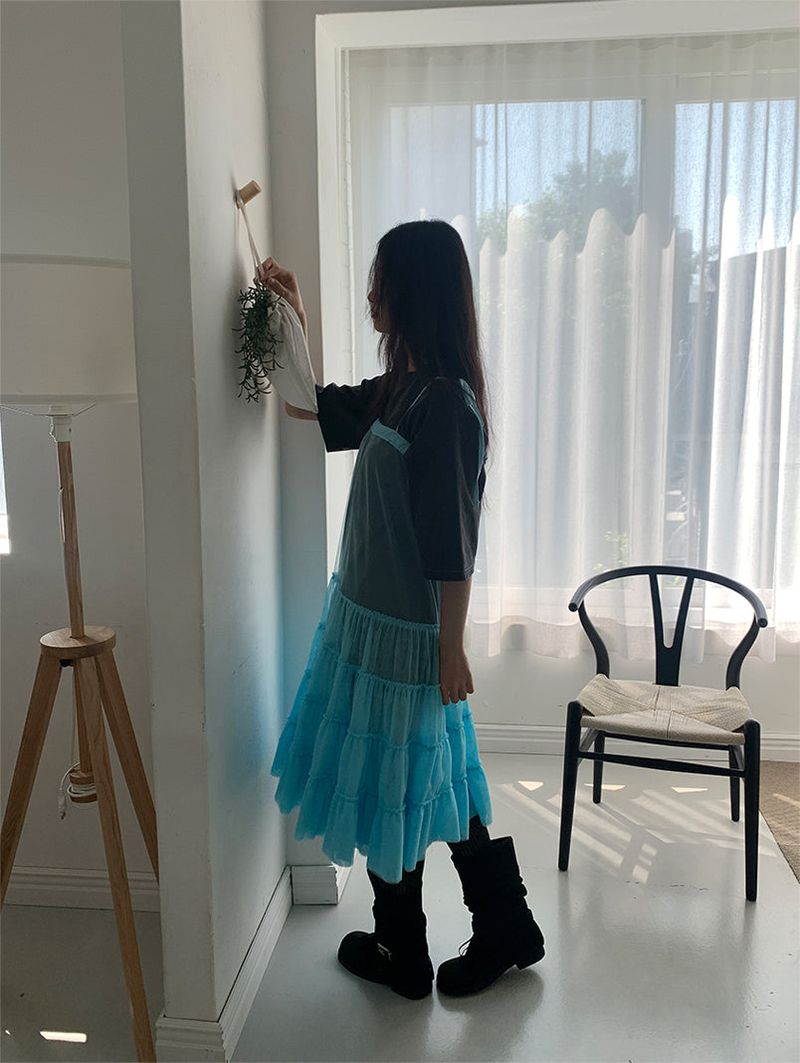 CANCAN LAYERED SKIRT DRESS (3C)