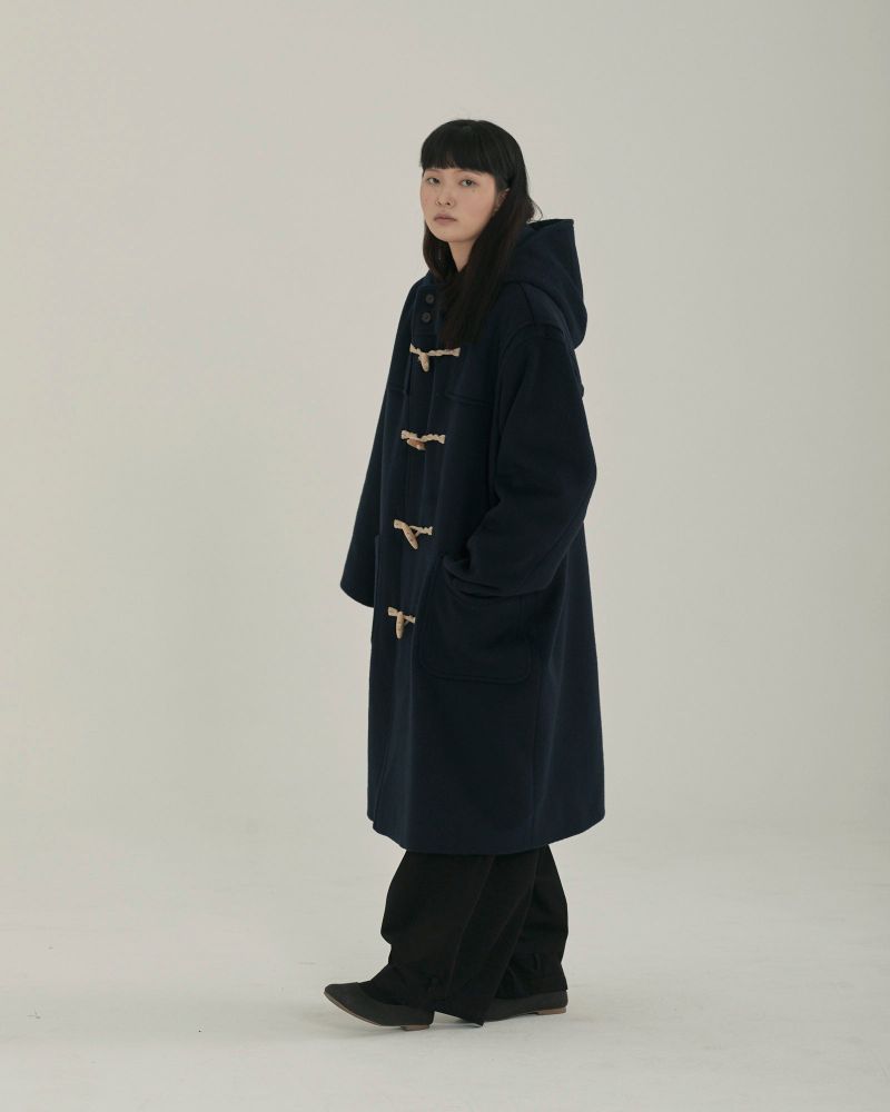 unisex duffle coat navy