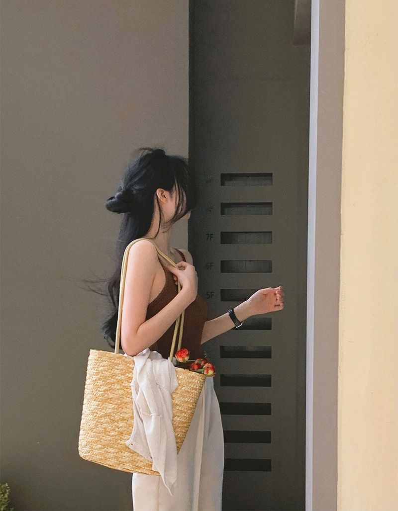 [BELLIDE MADE] CASTERA RIB KNIT CAMISOLE
