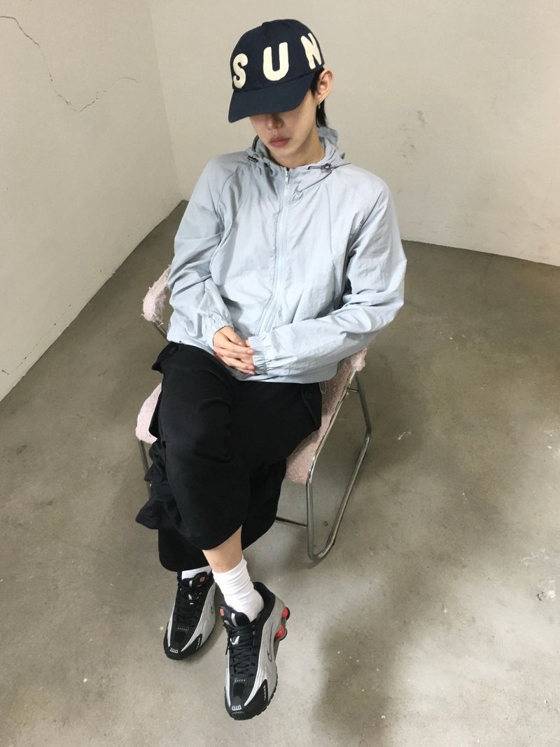 [Sweat.ver] Amekaji loose cargo sweatpants 4C