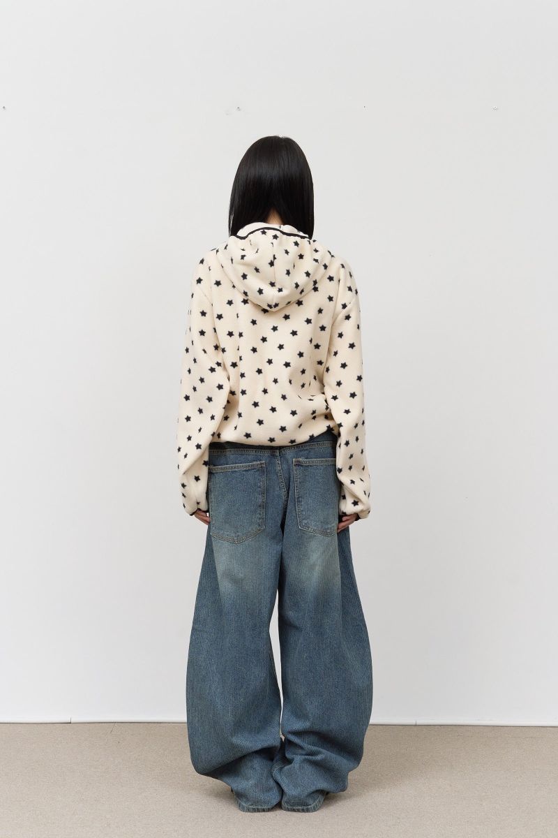 (W) Bubble Star Fleece Jumper