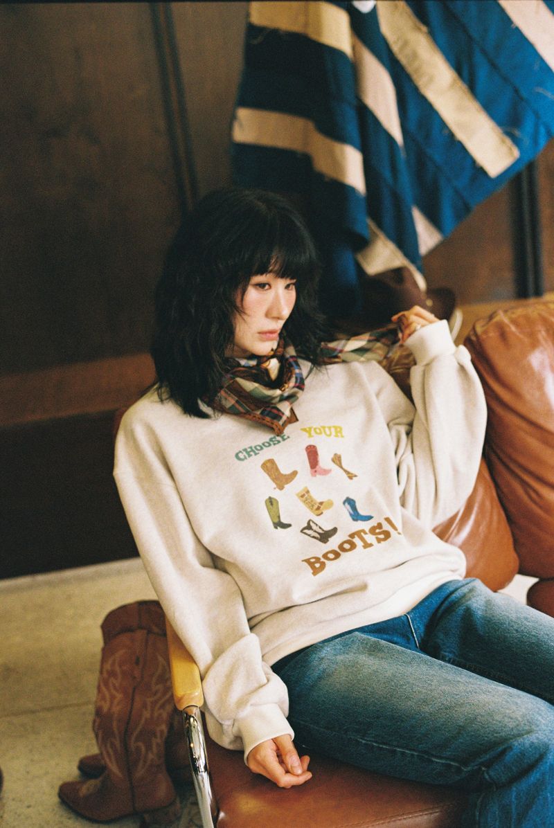 western boots sweatshirt