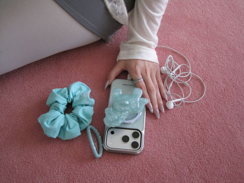 IDMT pop scrunchie (Mint)