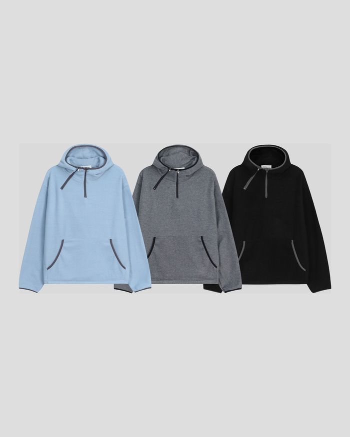 (UNISEX) アルプス 2 ジップ フリース フーディー