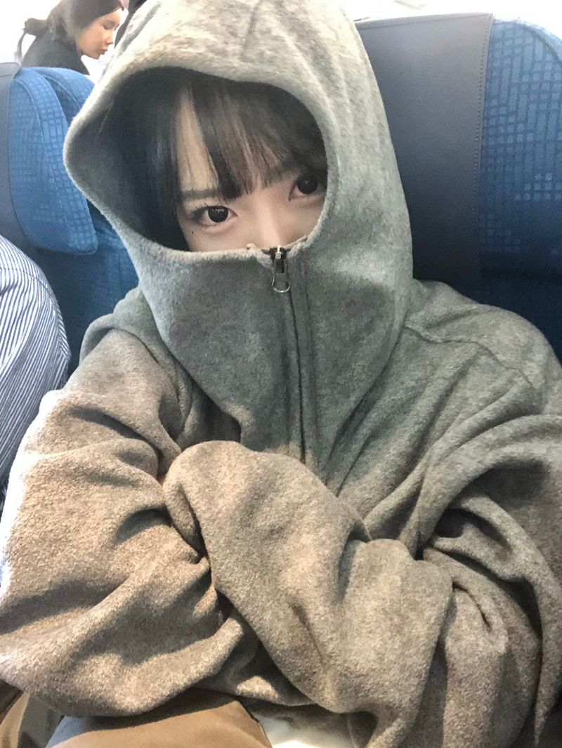 Airport fleece unbalance jacket