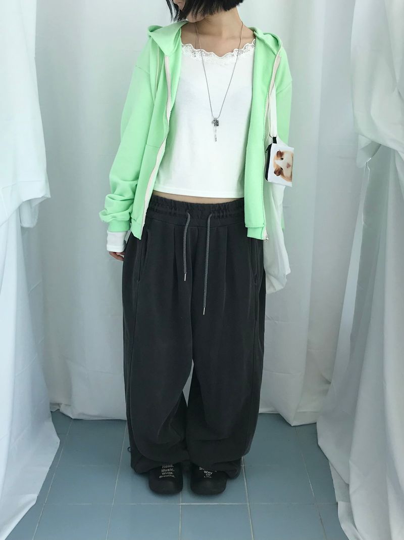 Clover Soft Loose Zip-Up