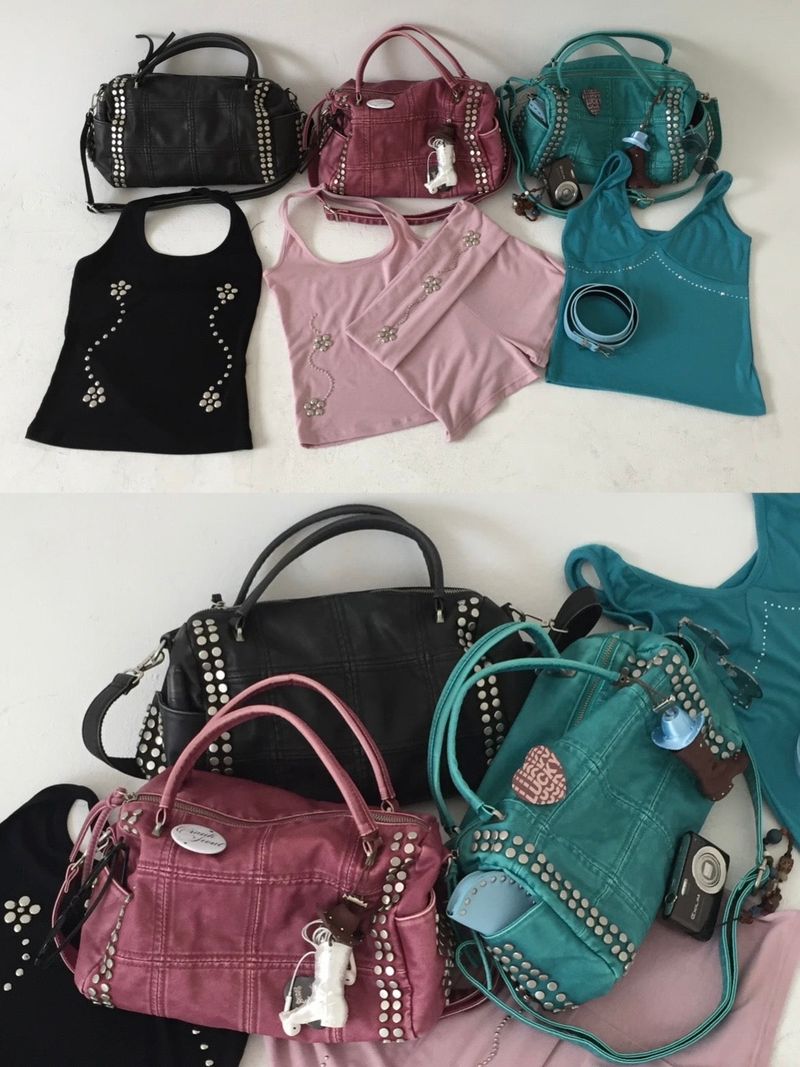onthenextpage（オンザネクストページ）の「ヴィンテージ スタッズ ボストンバッグ（バッグ）」