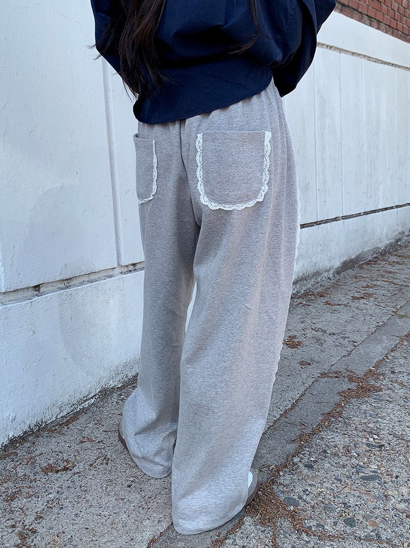 LACE LINE SWEAT PANTS (3C)